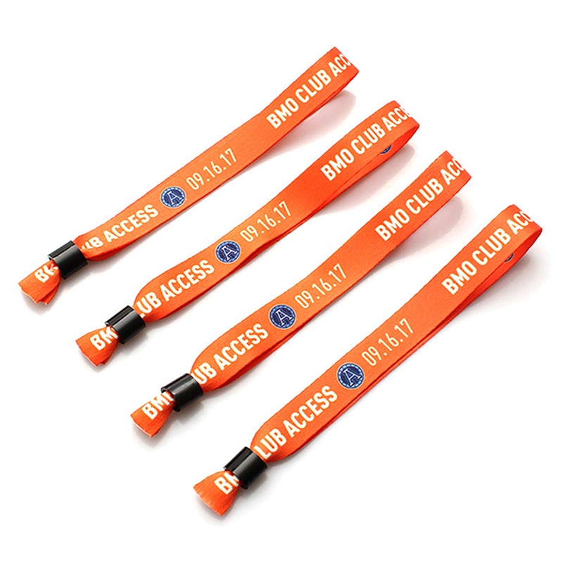 Wholesale Fabric Wristbands Low Price Fastern Cloth Bracelet for Hotel Supply