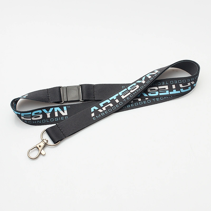 Custom your own logo polyester printed logo sublimation breakaway lanyards