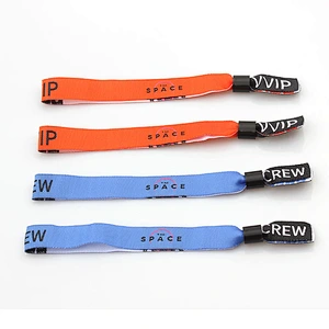 2019 Hot Sale Custom Promotional Cotton Shine Wedding Wristband