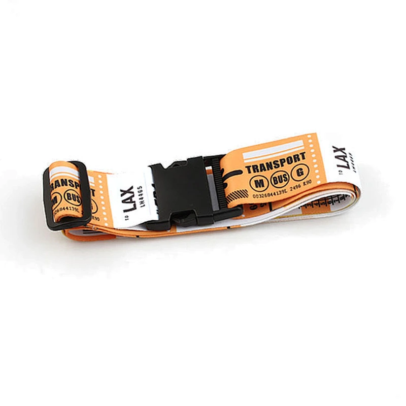 2019 new fashion promotional 5 cm polyester locking luggage strap