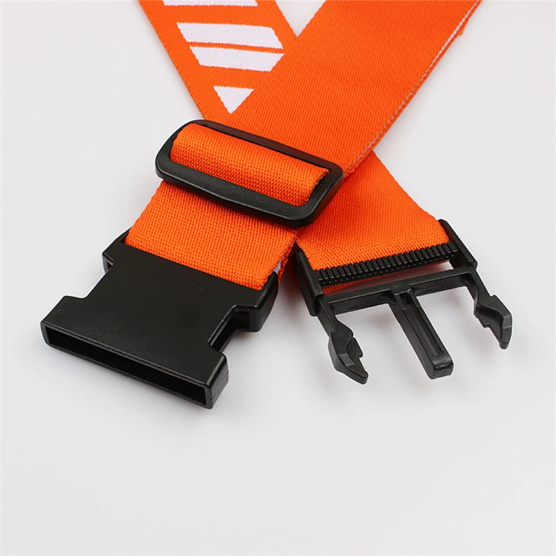 Custom embroidered adjustable luggage weight scale webbing strap
