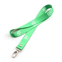 New trend fashion custom printed ribbon lanyard neck strap keychain