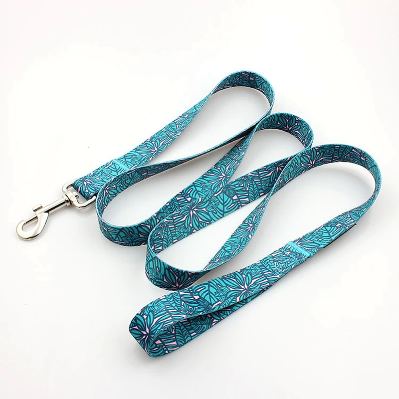 Hot Selling Custom Polyester Sublimation Cute Long Dog leash