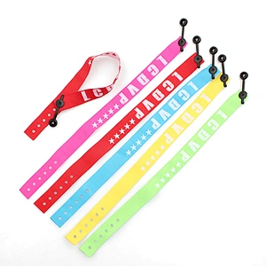 Factory supply custom business gift events woven wristbands