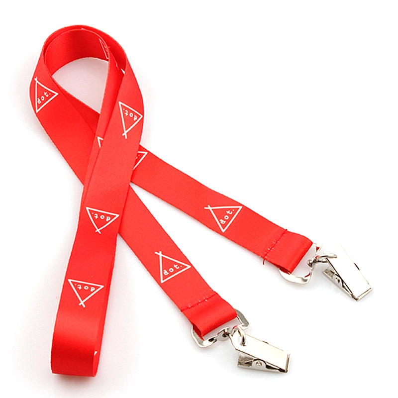 Heat transfer golf bangladesh lanyards with alligator clips