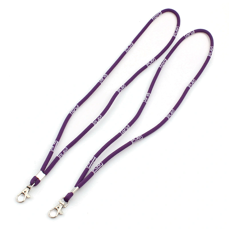 Good reputation high-end woven custom cord lanyard with sample free