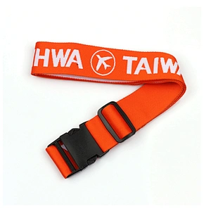 Guangzhou factory wholesale custom logo woven luggage straps