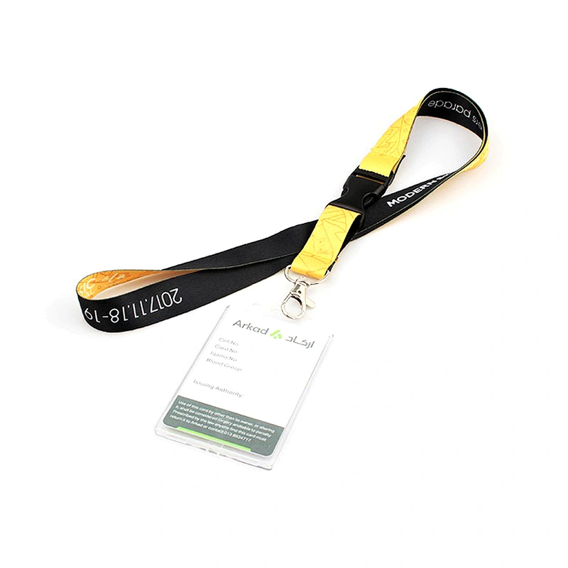 Custom Printing Logo ID Card sublimation Neck Polyester Ribbon Awesome Lanyard