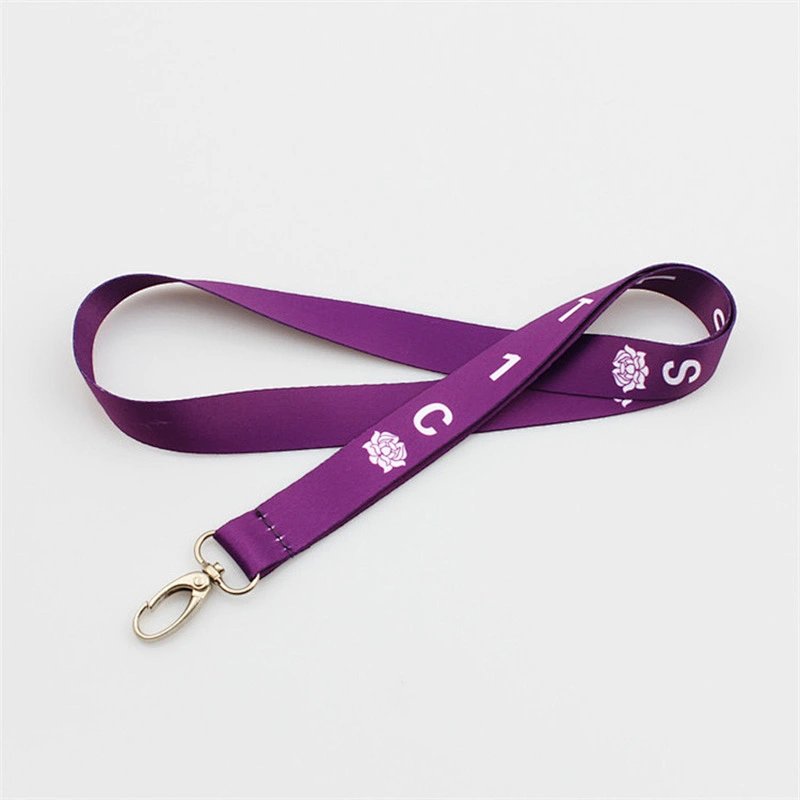Custom Fashion Polyester Printing Lanyard with Metal Accessories