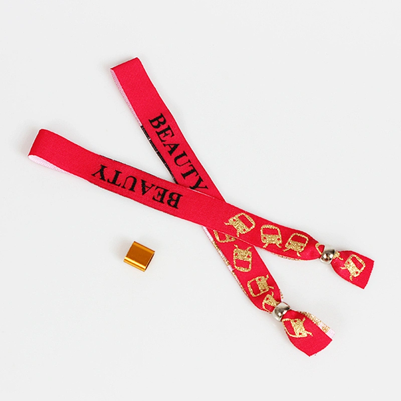 Factory promotion custom fashional design fabric wristband for activity