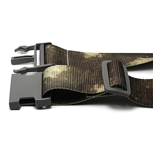 Heavy duty cross custom logo sublimation printing travel luggage belt with adjustable lock
