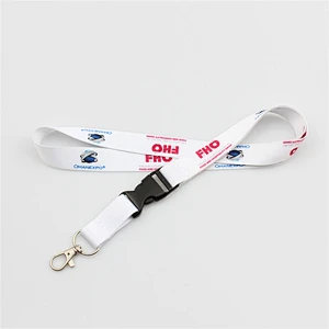 Factory bulk sale Polyester cheap lanyard without printing