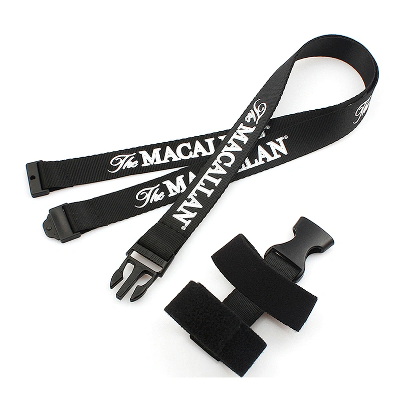Silk screen printing nylon water bottle holder wine glass lanyard