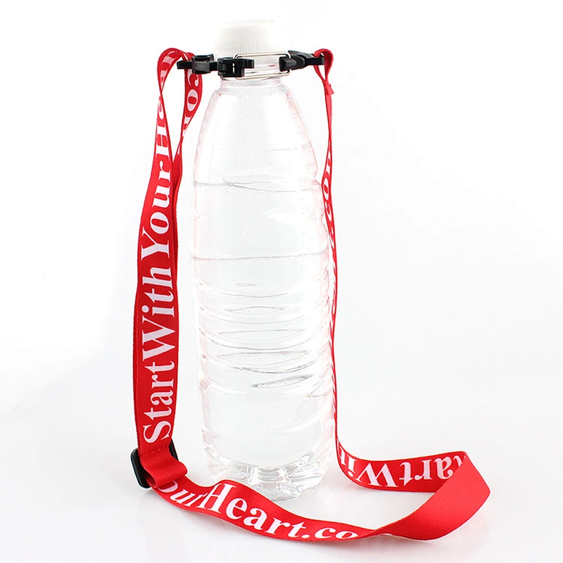 Adjustable walking Water Bottle Sling Cute Lanyard