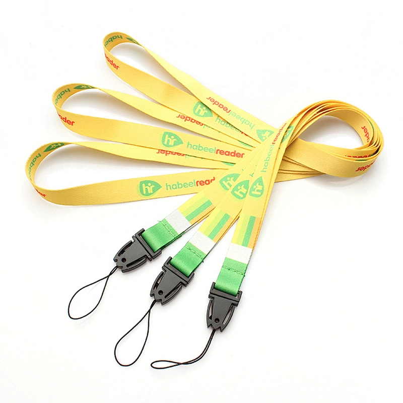 Custom printed fashionable mobile phone neck lanyard