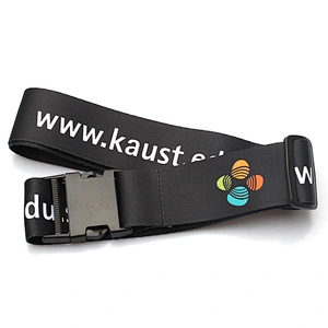 Personalized travel accessories lockable luggage strap