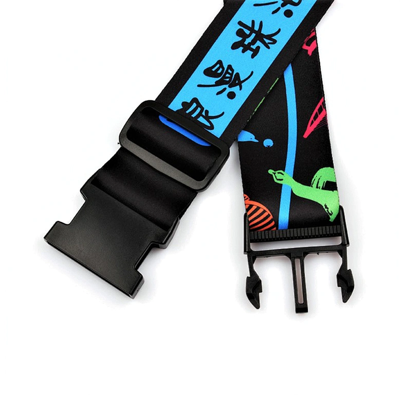 Custom polyester luggage webbing belt for suitcase business trip