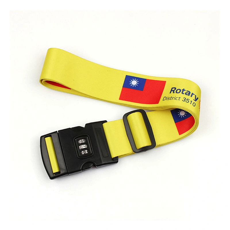 Polyester Material and Locate Luggage Function Suitcase Belt Digital Lock