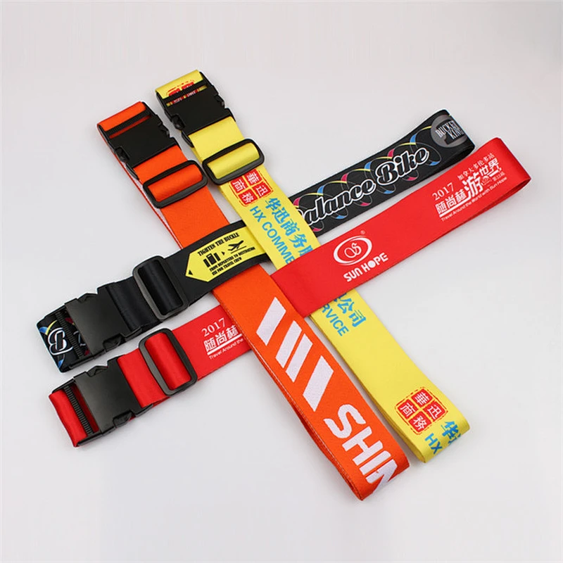 Good travel cheap price luggage strap with black lock