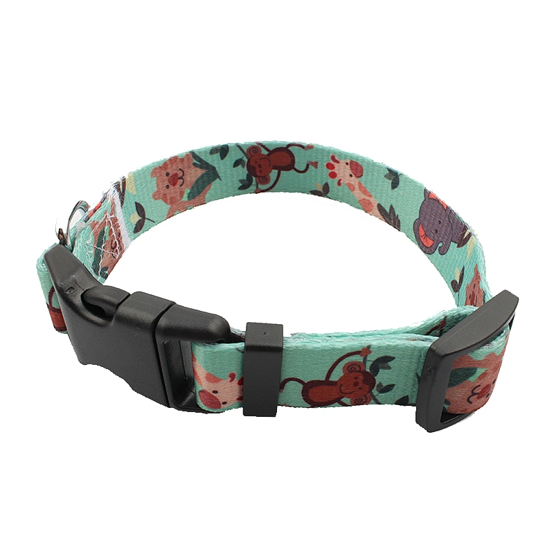 Hot Selling Custom Polyester Sublimation Cute Dog Collars