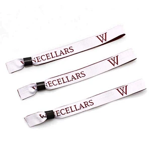 Thin hand band decoration wedding favors gift festival cloth woven wristbands for events