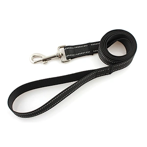 Personalized solid custom logo pet dog leash oem