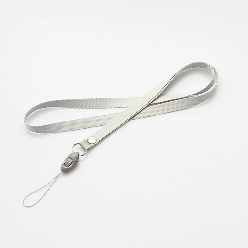 Pure color custom printed design polyester lanyards