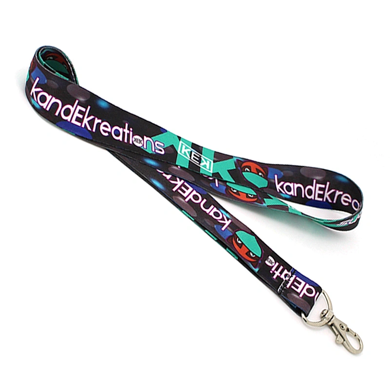 Wholesale custom logo printed food grade coffee thick lanyards for keys