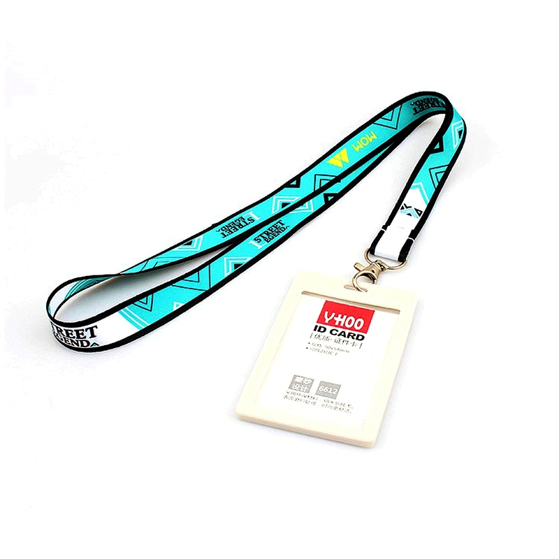 Custom Printing Logo ID Card sublimation Neck Polyester Ribbon Awesome Lanyard