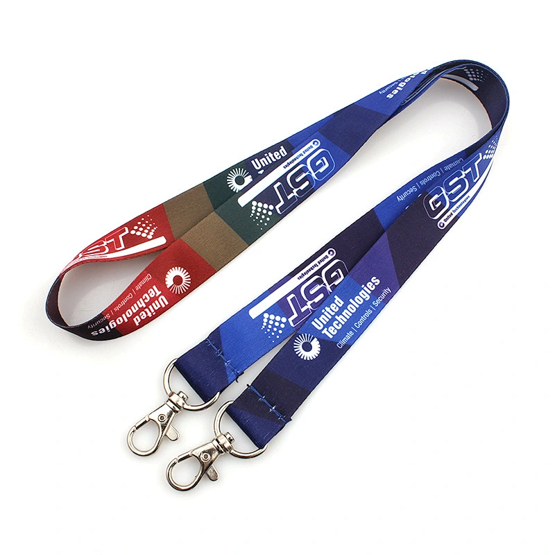 Hot promotional custom design's lanyard with 2 hooks children lanyard