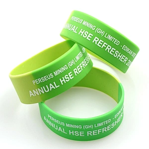 Cheap gift items new silicone bracelet wrist bands