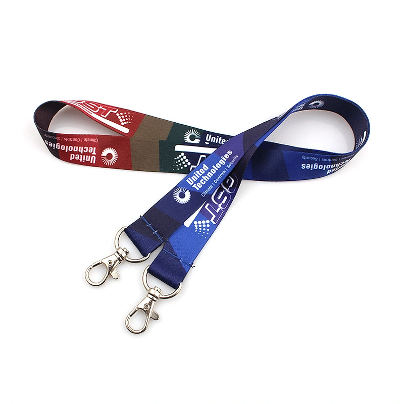 Hot promotional custom design's lanyard with 2 hooks children lanyard