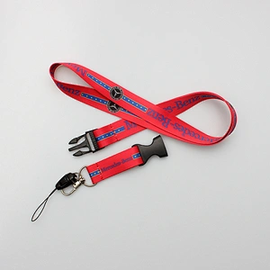 Promotional high quality custom nfl team lanyard