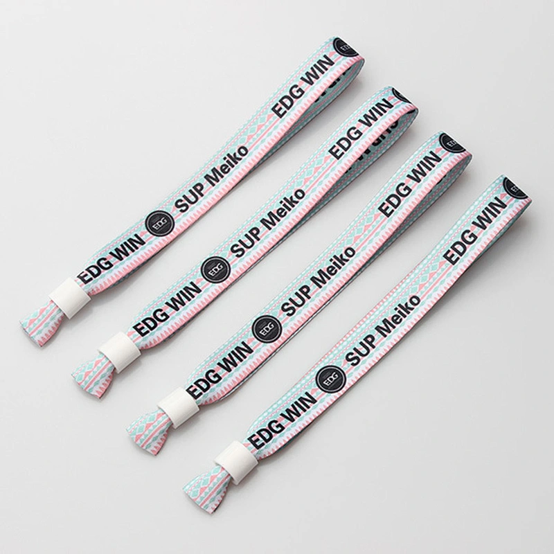 Personalized Design Sample Free Polyester Adjustable Wristband