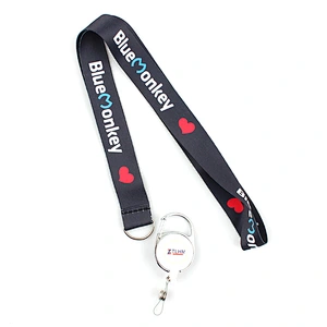 Promotional Custom Fashion Fabric Customized Lanyard Badge Holder