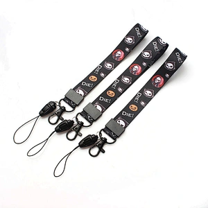 Custom logo lovely cute short lanyards