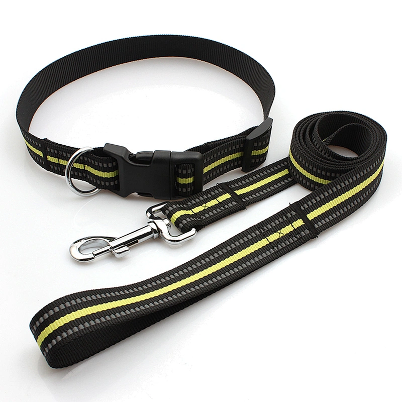 Wholesale manufacturer running custom pet dog collar and leash set