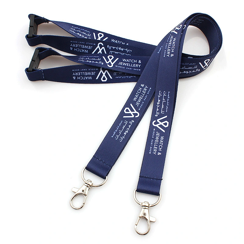 Wholesale Printing Custom Logo Neck Lanyard With Safety Buckle