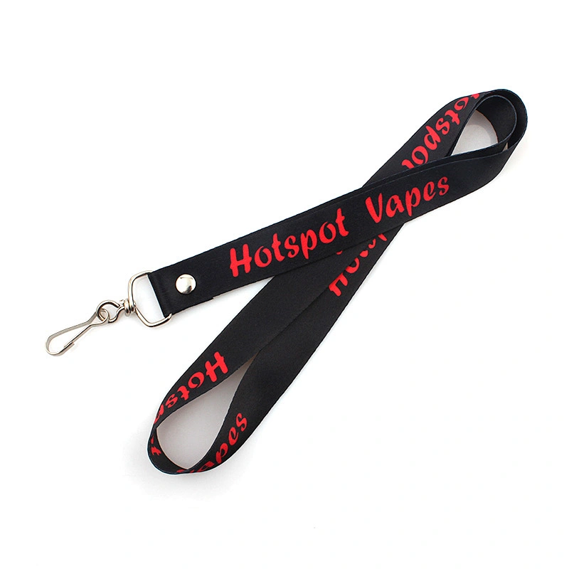 Personalized logo neck printed polyester breakaway lanyards