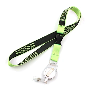 Polyester custom Jacquard Lanyard badge reel with Small Quantity