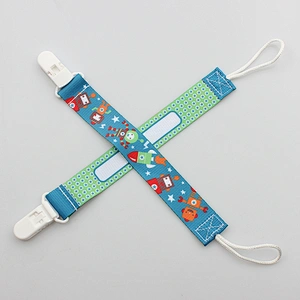 Wholesale lovely design baby feeding pacifier clip