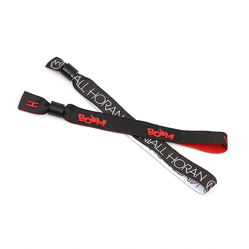 Factory promotion custom fashional design fabric wristband for activity
