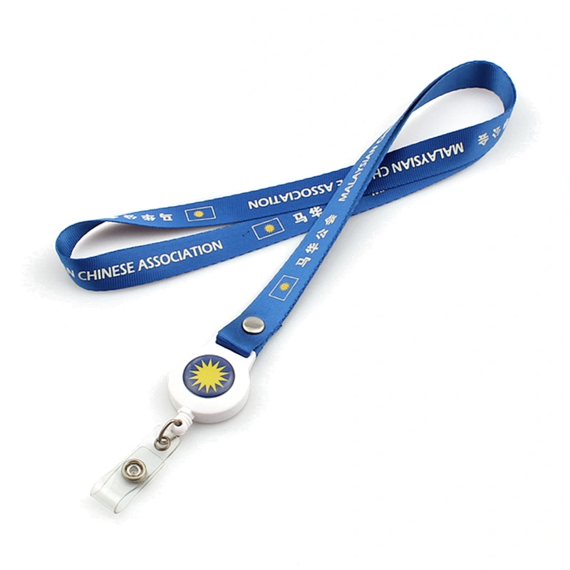 Neck Lanyard For Key And ID Badge Holder With Custom Color To Choose