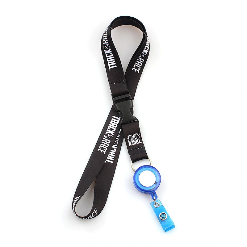 Hot Sale Products Printing Neck Lanyard Printed Your Own Logo Neck Lanyard With Retrastable Badge Holder
