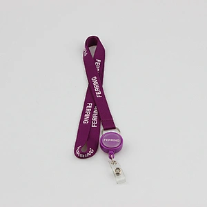 Professional manufacturer custom pantone polyester silk screen lanyard