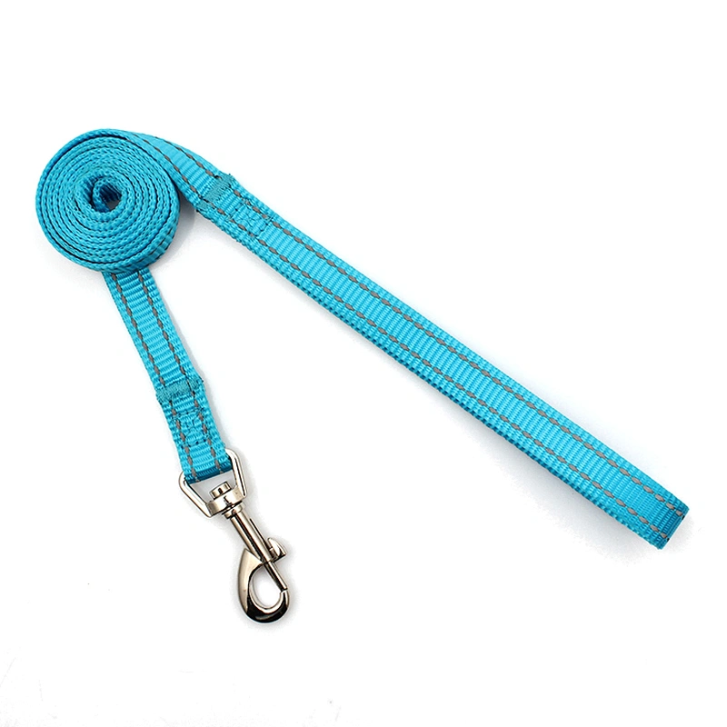 Cheap personalized design blue retractable dog leash and collar