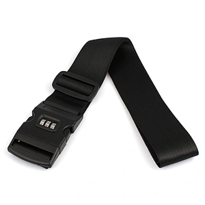 Password suitcase secure lock wholesale custom luggage strap with lock
