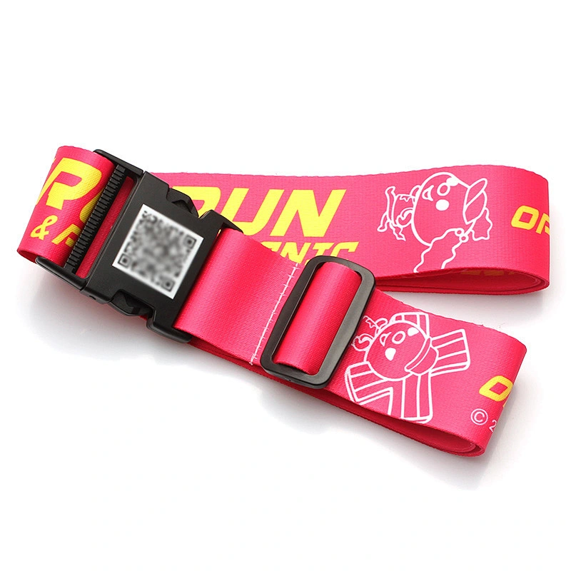 Custom made suitcases  luggage belt  with quick lock buckle