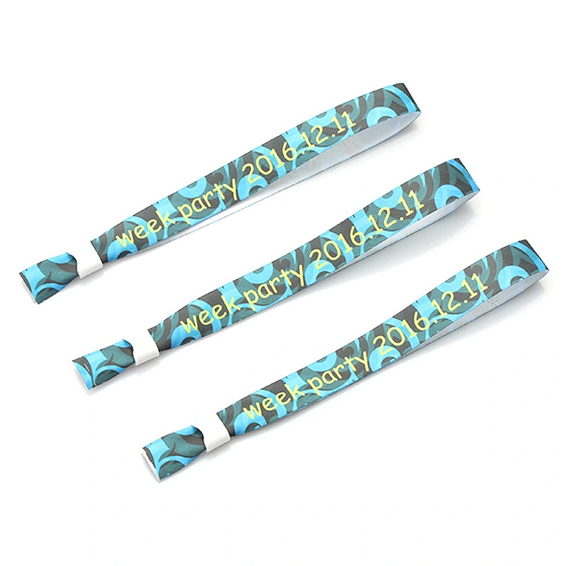High quality custom sublimation printing polyester wristband