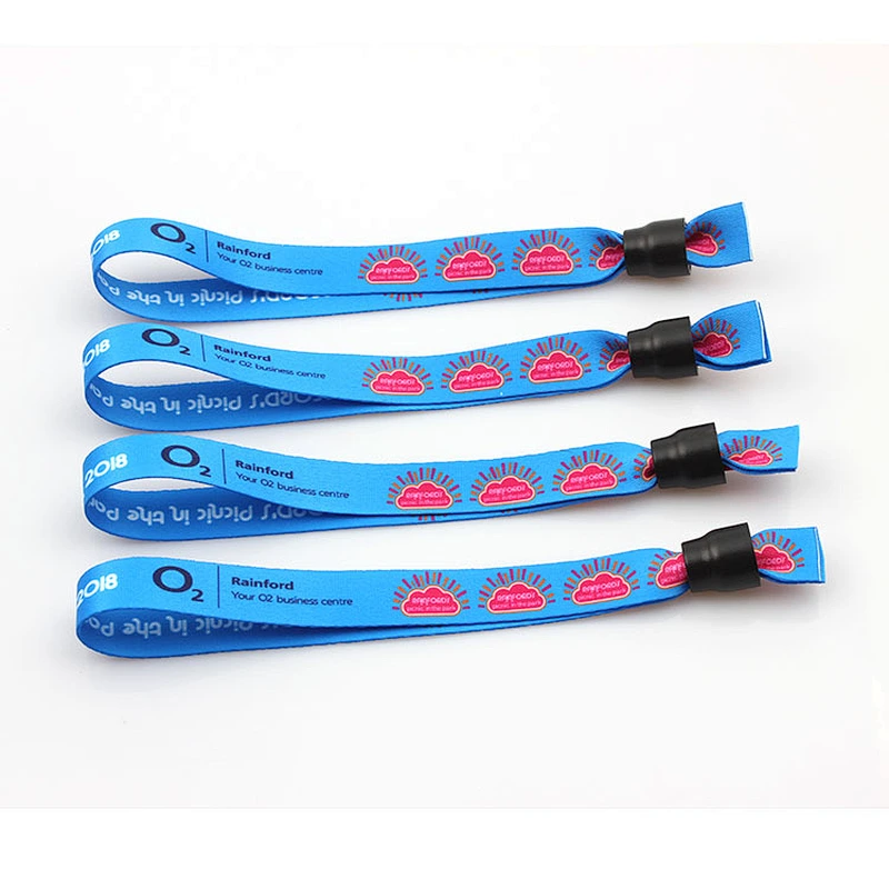 One time use sublimation printed wristband for activity
